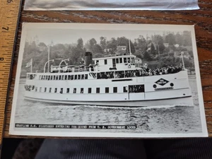 1920 RPPC Postkarte Seattle Washington Tour Boot VOLL mit Touristen - Bild 1 von 5