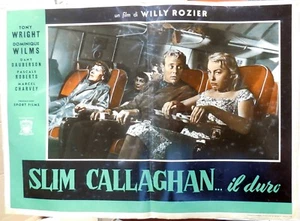 fotobusta lobbycard SLIM CALLAGHAN IL DURO WILLY ROZIER ET PAR ICI LA SORTIE  - Picture 1 of 1