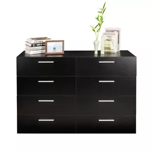 8 Drawer Double Dresser Wide Storage Cabinet for Bedroom Living Room Home NEW - Picture 1 of 14