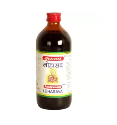 UK Stock Baidyanath Lohasava (450ml) Useful in Anaemia, Loss of Appetite