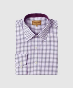 Schoffel - Uomo - Camicia classica Cambridge - Viola - Foto 1 di 2