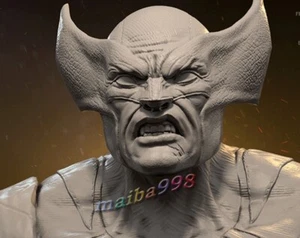 1/2 33 cm Wolverine Bust impresión 3D GK Modelo Kit Figura Sin pintar Sin montar GK - Imagen 1 de 6