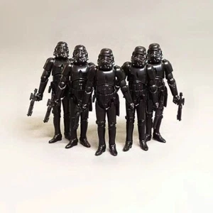 lot of 5 Hasbro Star Wars Shadow Stormtrooper Troopers figure w gun 3.75" - Picture 1 of 4