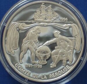 Samoa 10$ Silver Proof 1994 Ships & Explorers Comte de la Perouse KM#102