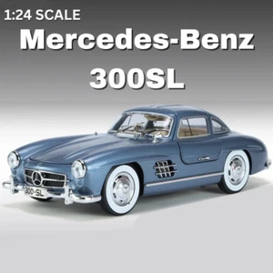1:24 Scale Model For Mercedes Benz 300SL Gullwing W198 Classic Diecast Sport Car - Picture 1 of 31