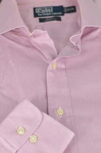 Camisa informal POLO Ralph Lauren para hombre Regent rosa sarga algodón M mediana - Imagen 1 de 3