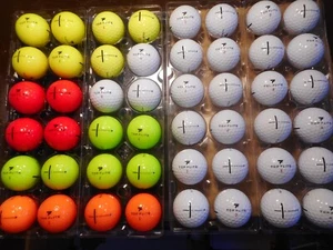 48 Top Flite 2024/2025 XL Distance Mint No Logos No Pen Marks Used Golf Balls - Picture 1 of 5