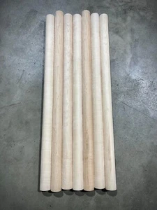 2"x36" *PREMIUM* CURLY Hard Maple Cue Dowel *Vac Kiln Dried* Turning Wood - Picture 1 of 5