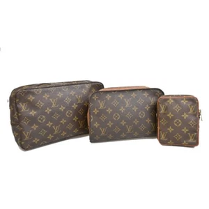 LOUIS VUITTON 3 Set Trousse Toilette 28 Orsay Mini Danube Bag Monogram 36FB569 - Picture 1 of 16