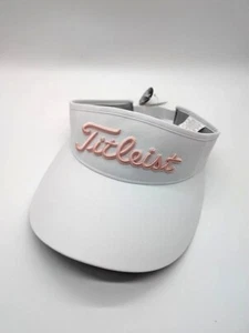 Titleist Damen Sundrop Golf Visier verstellbar 3D bestickt pink weiß NEU - Bild 1 von 6