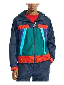 Nautica Gyro Navy Colorblock Windbreaker Jacket XL NWT - Picture 1 of 3