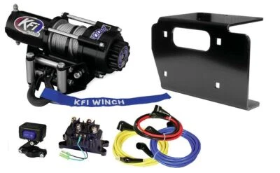 Kit de montagem e guincho KFI A2500R2 2500 lb compatível com 2001-2007 Kawasaki Prairie 650/700 - Imagem 1 de 4
