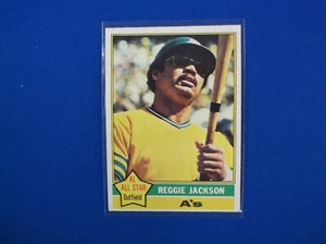 1976 Topps Baseball # 500 Reggie Jackson NMT +  # 2 - Picture 1 of 2