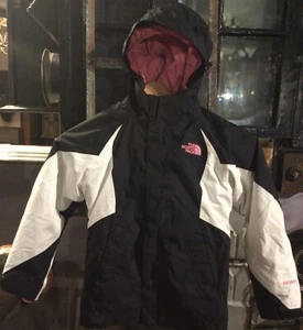 THE NORTH FACE (TNF) TRICLIMATE 3-IN-1 HYVENT Hooded Zip Jacket Coat GIRLS XS 6 - Picture 1 of 24