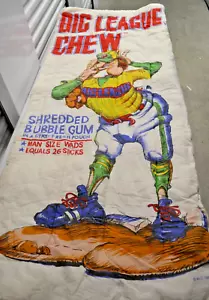 Sacco a pelo vintage Big League Chew Gum 1982 promo - Foto 1 di 11