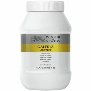 Winsor & Newton Galeria Acrylic Paint, Titanium White 1L - Picture 1 of 2