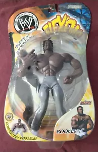 WWE BOOKER T 2003 Flex'ems JAKKS Wrestling GRAY TIGHTS Action Figure WCW NXT TNA - Picture 1 of 11