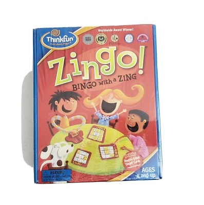 Board Games ThinkFun Zingo Bingo Award Winning For Pre-Readers Early Age 4 Up - Image 1 of 4