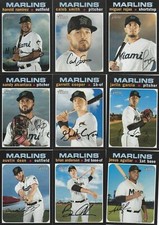 MIAMI MARLINS - PICK YOUR MLB-LICENSED TOPPS/BOWMAN TEAM SET 2012-2020