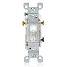 15 Amp 120-Volt Toggle LED Illuminated Single-Pole Switch Residential Grade Grou