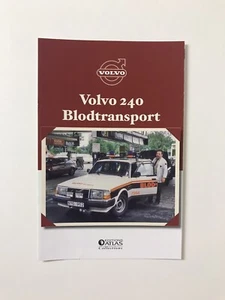 Atlas Volvo 240 Blodtransport Datenblatt Prospekt Literatur Auto Broschüre Rar - Bild 1 von 4