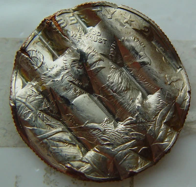 Very Rare - 2008 Commemorative 50 Cent - Bald Eagle Waffled Coins - Lot T129 - Image 1 of 3