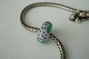 Trollbeads originale charm in vetro "Glicine" TGLBE – 10063 - Foto 1 di 1