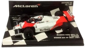 Minichamps McLaren Ford MP4/1C US GP West 1983 John Watson 1/43 (decals applied) - Picture 1 of 1