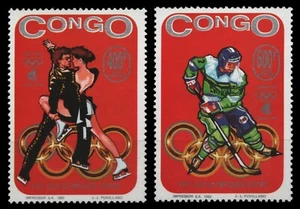 Congo-Brazzaville 1993 - Mi-Nr. 1377-1378 A ** - MNH - Olympia Lillehammer - Imagen 1 de 1
