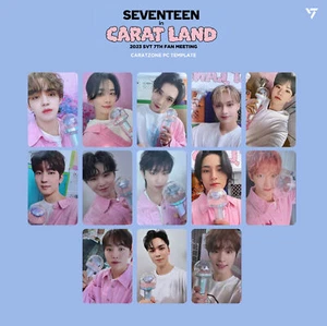 Juego de 13 tarjetas fotográficas hechas a sí mismas SEVENTEEN 2023 Caratzone CARATLAND tarjeta fotográfica HD - Imagen 1 de 12