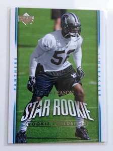 2007 novato exclusivo Jon Beason Panthers novato de cubierta superior #214 envío bajo - Imagen 1 de 1
