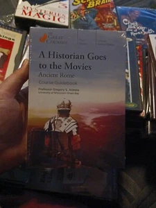 Great Courses DVD A Historian Goes to the Movies Ancient Rome DVD & book sealed - Picture 1 of 2