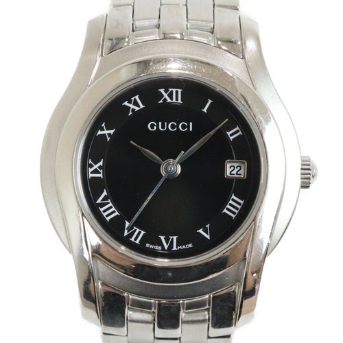 Orologio da polso donna analogico Gucci Classe G YA055303 5500L quarzo data SS nero