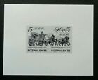 [SJ] Germany SOZPHILEX 1985 Horse Carriage (souvenir sheet) MNH *black print
