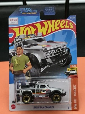 Hot Wheels Fast & Furious Spy Racers HW Trucks (2021) Silver Rally Baja Crawler  - Image 1 of 2