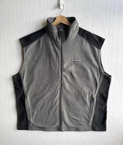 Columbia Fleece Full Zip Weste Gr. 2XL Herren grau weich Sherpa - Bild 1 von 8