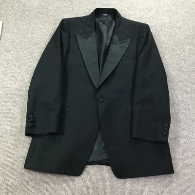 After Six Tuxedo Jacket Mens 40R Black Shawl Lapel Formal Blazer Made USA 518050 - Image 1 of 4