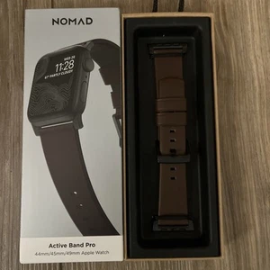 Nomad Apple Watch Ultra Band 44/45/49mm Classic Brown Leather/black Hardware - Zdjęcie 1 z 1