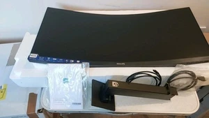 Philips E Line 34 Ultrawide Curved Lcd Monitor 3440 X 1440 WQHD - Picture 1 of 3