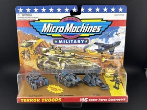 1993 Micro Machines Military #16 CYBER FORCE DESTROYERS PERPETRATOR EXTERMINATOR - Picture 1 of 5