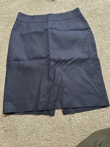 J. Falda lápiz Crew azul marino para mujer talla 6 - Imagen 1 de 5