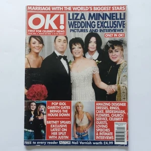 LIZA MINNELLI Wedding/Jackson/Britney - Ok! - UK Magazine Issue 308 (MAR 2002) - Picture 1 of 13