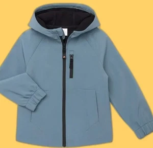 OZARK TRAIL Hooded Softshell Navy Jacket BOYS CHOOSE SIZE Water Resistant  NEW - Picture 1 of 7