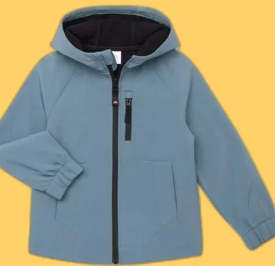 OZARK TRAIL Hooded Softshell Navy Jacket BOYS CHOOSE SIZE Water Resistant  NEW - Image 1 of 4