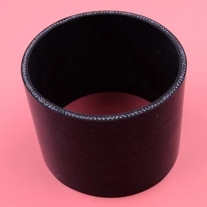3" Straight Turbo/Intake Piping Silicone Coupler Hose Black ID:102mm A2 - Picture 1 of 4