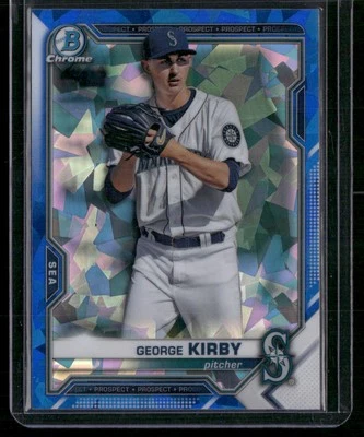 2021 Bowman Sapphire Edition #BCP-117 George Kirby - Image 1 of 2