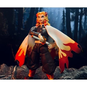 Demon Slayer Rengoku Kyoujurou Anime Model Accessories Fabric Clothes Cloak - Picture 1 of 12