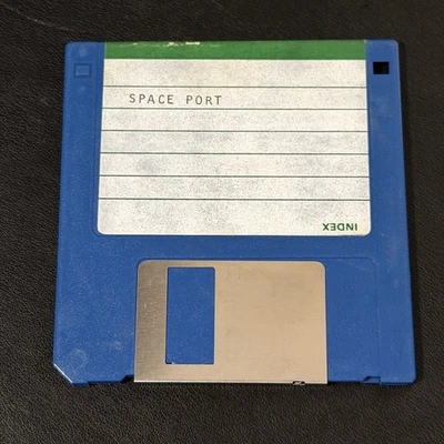 Vintage Space Port Amiga Game 1980s 3.5" Floppy Disk Only - Image 1 of 2