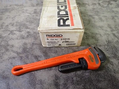 Chave de tubo reto Ridgid 31015 resistente 12" (O17) - Imagem 1 de 4