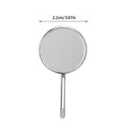 20Pcs Dental Mouth Mirror Head Stainless Steel Odontoscope Mirror Accessory( Vag